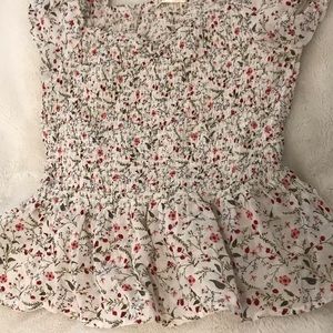 FLORAL BLOUSE (L)